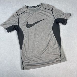 Nike Pro Combat Shirt Youth Boys M Dri-Fit Fitted Football Athletic Training Tee